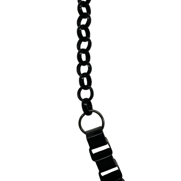 Bejeweled Black Fashion Necklace - Picture 4 of 7